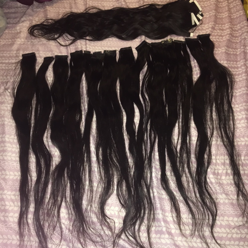 Remy hair extensions